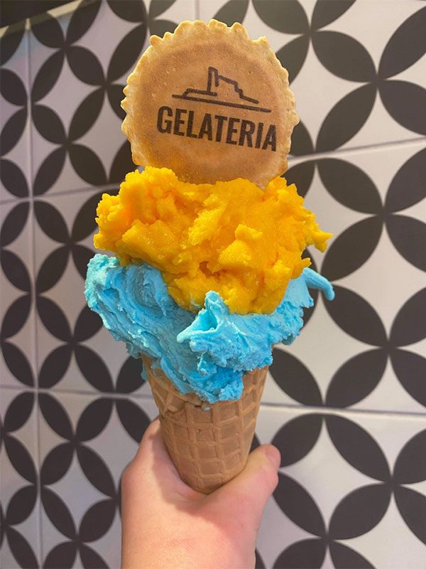 bubblegum_mango_icecream bubblegum icecream gelato st ellis bay llanelli