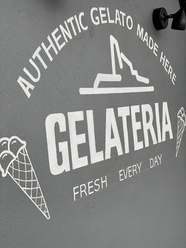 llanelli_gelateria_painted_sign_ice-cream_portrait llanelli gelateria ice cream painted sign at st ellis bay llanelli