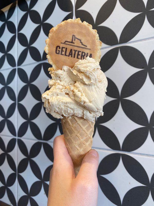 llanelli_gelato_wall1_portrait llanelli gelato ice cream cone with wafer to takeaway