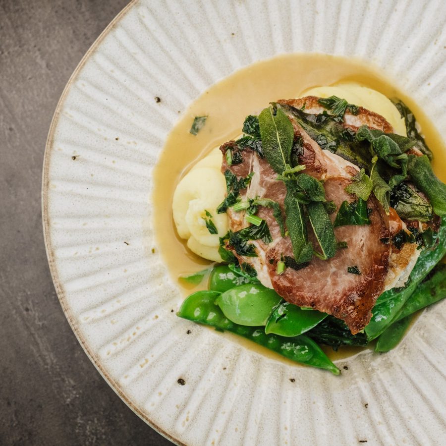 pork-900 pork saltimbocca from st ellis bay brasserie
